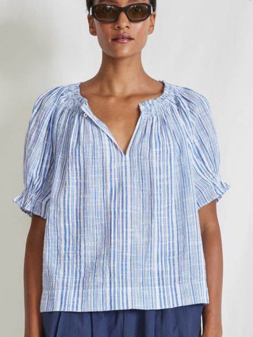 Apiece Apart Kasin blouse XL Seaside Stripe